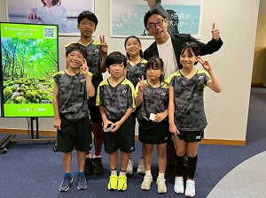 面会 徳島県代表小学生バドミントン選手団 他(第27回ダイハツ全国小学生ABCバドミントン大会出場報告)の画像01
