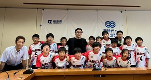 面会 TEAM鳴門西 他(第35回夏の全国小学生ドッジボール選手権出場報告）の画像01