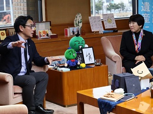 面会：あべ俊子 文部科学副大臣他の写真