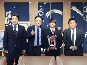 面会：鳴門渦潮高等学校 男子サッカー部の写真1