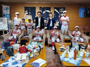 面会：大津西スポーツ少年団の写真1