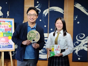 面会：徳島県ローラースポーツ連盟コンドークラブ所属 千鳥桜愛選手の写真1