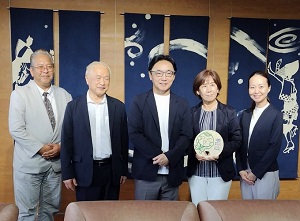 面会：難波 妙 特定非営利活動法人アムダ副理事他の写真