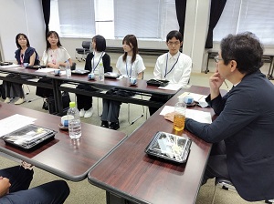 南部総合県民局若手職員とのランチミーティングの写真1