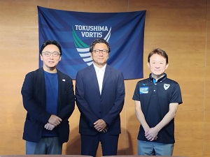 面会：野々村芳和 日本プロサッカーリーグ理事長（Jリーグチェアマン）他の写真1