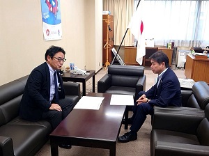 国の施策の要件緩和、地域独自の取組への支援等への要望活動の写真1
