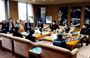 面会：徳島市八万南小学校ウインドアンサンブル部の写真