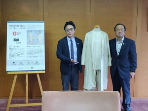 面会：花本靖 上勝町長、横石知二 株式会社いろどり代表取締役社長他の写真