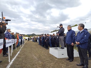 徳島県総合防災訓練「うずしおレスキュー2024」の写真