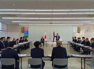 自由民主党徳島県支部連合会との意見交換会の写真