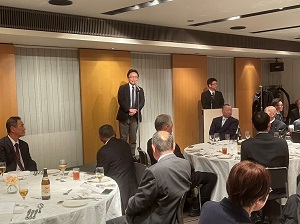 漁協組合長・水産振興議員連盟懇親会の写真