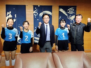 面会：北島JVC(ジュニアバレーボールクラブ)の写真