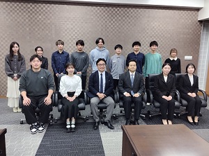 徳島大学医学部「地域枠」6年生との意見交換会の写真