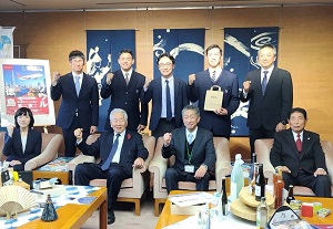 面会：阿南光高等学校野球部 吉岡暖 選手、生光学園高等学校 川勝空人 選手他の写真