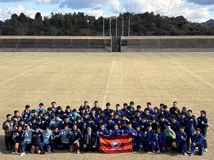 徳島県立城東高等学校ラグビー部 交流試合 視察の写真