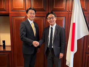 面会：三浦潤 在香港日本国総領事(大使)他の写真