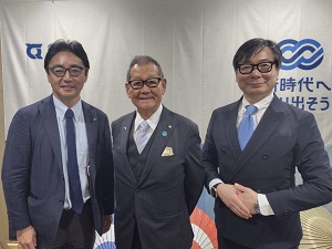 面会：名倉真悟（一社) ドローン大学校代表理事他の写真