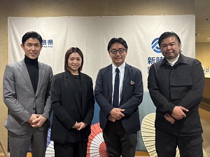面会：上原聖史 (株）PIF執行役員、志賀 啓一郎 Enrission India Capital（株）取締役他の写真