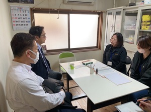 視察：(一社)ひまわりの会 ひまわり作業所の写真