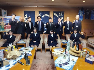 面会：小松島西高等学校、日本政策金融公庫の写真