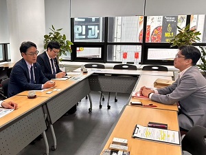 面会 藤田悦生 (一財)自治体国際化協会ソウル事務所長他の画像