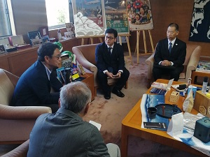 面会 川満一之 徳島海上保安部長 他の画像01