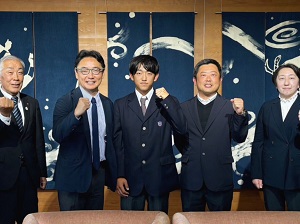 面会 生光学園高等学校 武田紘汰選手 他（Novil Cup 2025（ゴルフ競技） 優勝報告）の画像01